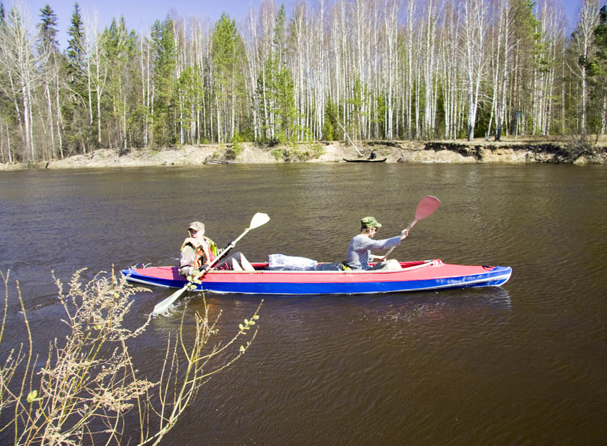 Водный поход по реке Керженец. Май 2009. Тургруппа школы Личность, кадр 293