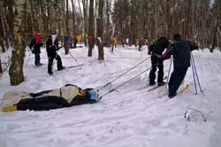 Лыжный туризм, туристский слет. 27 февраля 2011. Фото Дмитрия Тихоненко, кадр 522