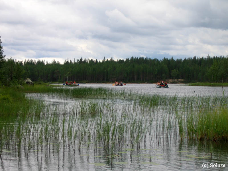 Карелия, июль 2011. Водный поход 3-й кат., р. Муезерка - р. Чирко-Кемь. Фото И. Большаковой, кадр 10