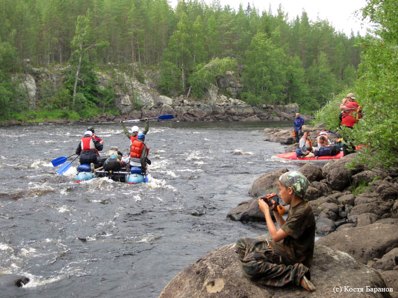 Карелия, июль 2011. Водный поход 3-й кат., р. Муезерка - р. Чирко-Кемь. Фото К. Баранова, кадр 0975