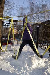 27 января 2013. Турклуб Вертикаль участвует в Чемпионате МосГорСЮТУР по фрироупу, кадр DSC_1713