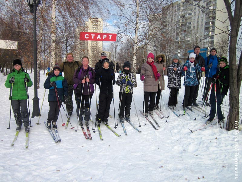 Лыжный забег выходного дня 22 января 2017 в Печатниках, кадр 470