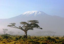 Высочайшая вершина Африки - Килиманджаро (5895м)