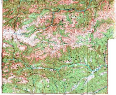 Иркутская область, Бурятия. Карты Хамар-Дабан. Южная часть Хамар-Дабана (двухкилометровка)