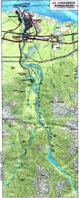 Хамар-Дабан (километровка). Озеро Соболиное и окрестности